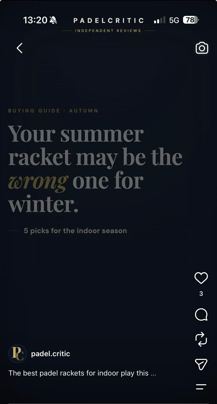 Reel PadelCritic